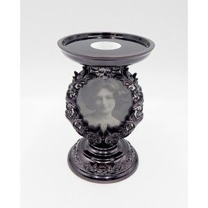 Bath And Body Works Halloween Candle Holder Lenticular Skulls Black Spooky 2023